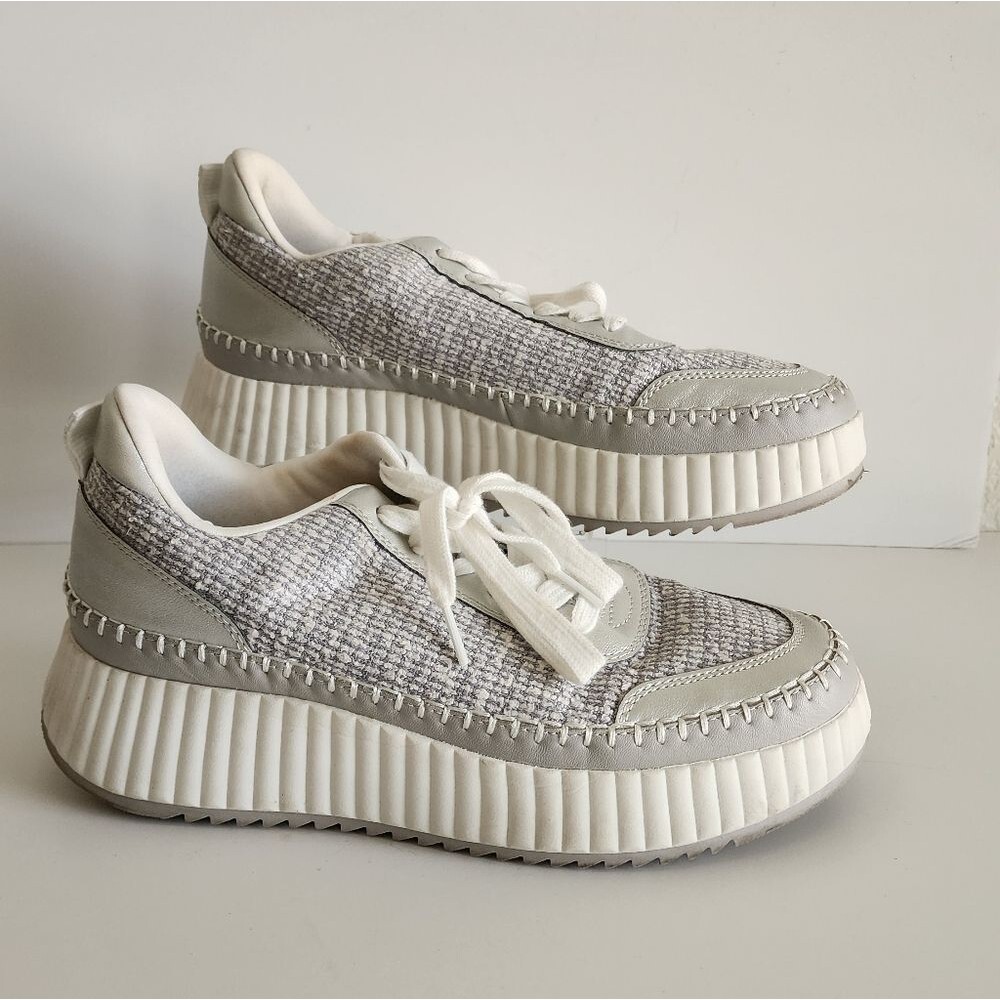 Universal Thread Persephone Women's Silver Gray Casual Size 11 Sneakers